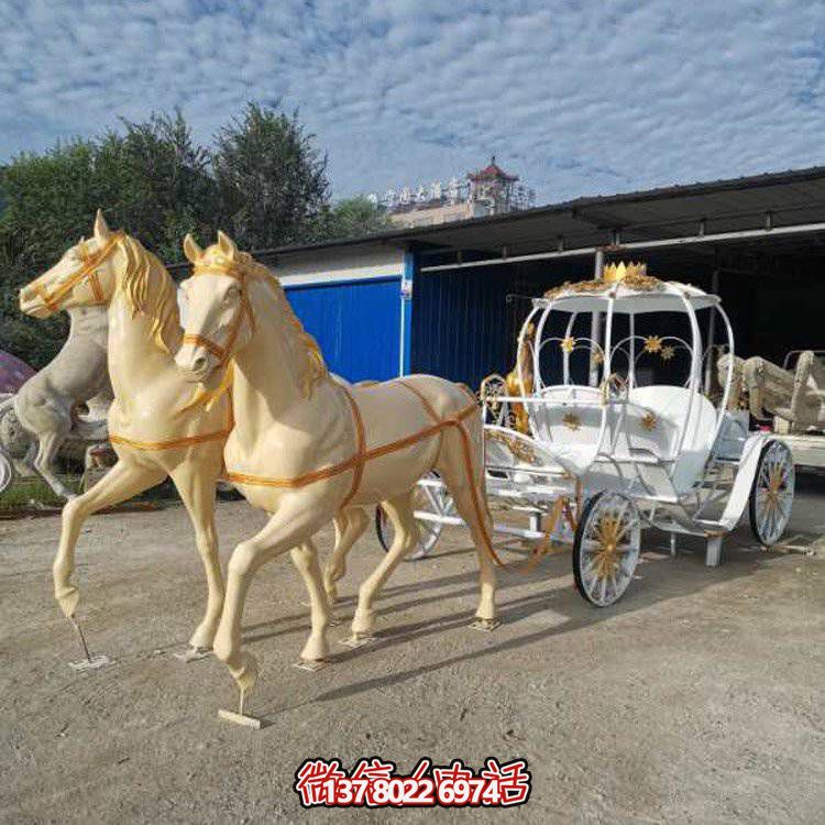 玻璃鋼仿真動(dòng)物馬車，讓您的公園和游樂場更具吸引力