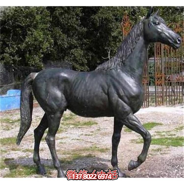 玻璃鋼仿銅馬雕塑，為園林廣場增添獨特魅力