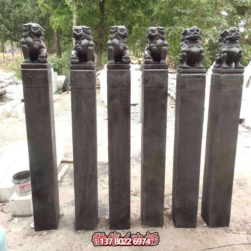 古雅青石仿古石獅子拴馬柱,點(diǎn)綴庭院門前 古雅青石仿古石獅子拴馬柱,點(diǎn)綴庭院門前